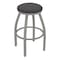 Holland Bar Stool Co 30" Swivel Bar Stool, Nickel Finish, Canter Storm Seat X802 - alternate 1